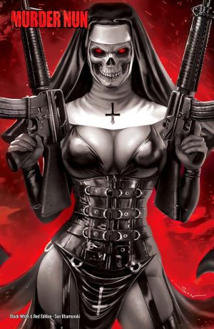 Murder Nun #1 Black, White & Red Trade Edition