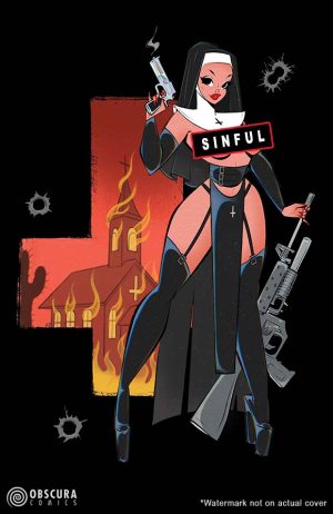 Murder Nun #1 Pyro Sinful Edition LTD 100