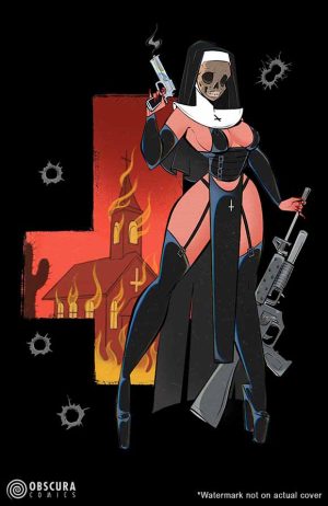 Murder Nun #1 Pyro Virgin Edition