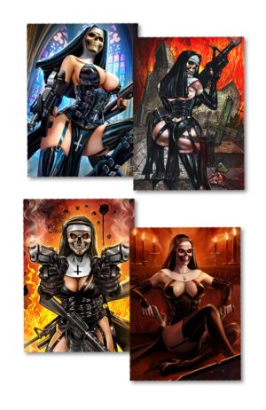 Murder Nun Trading Card Pack #7-10